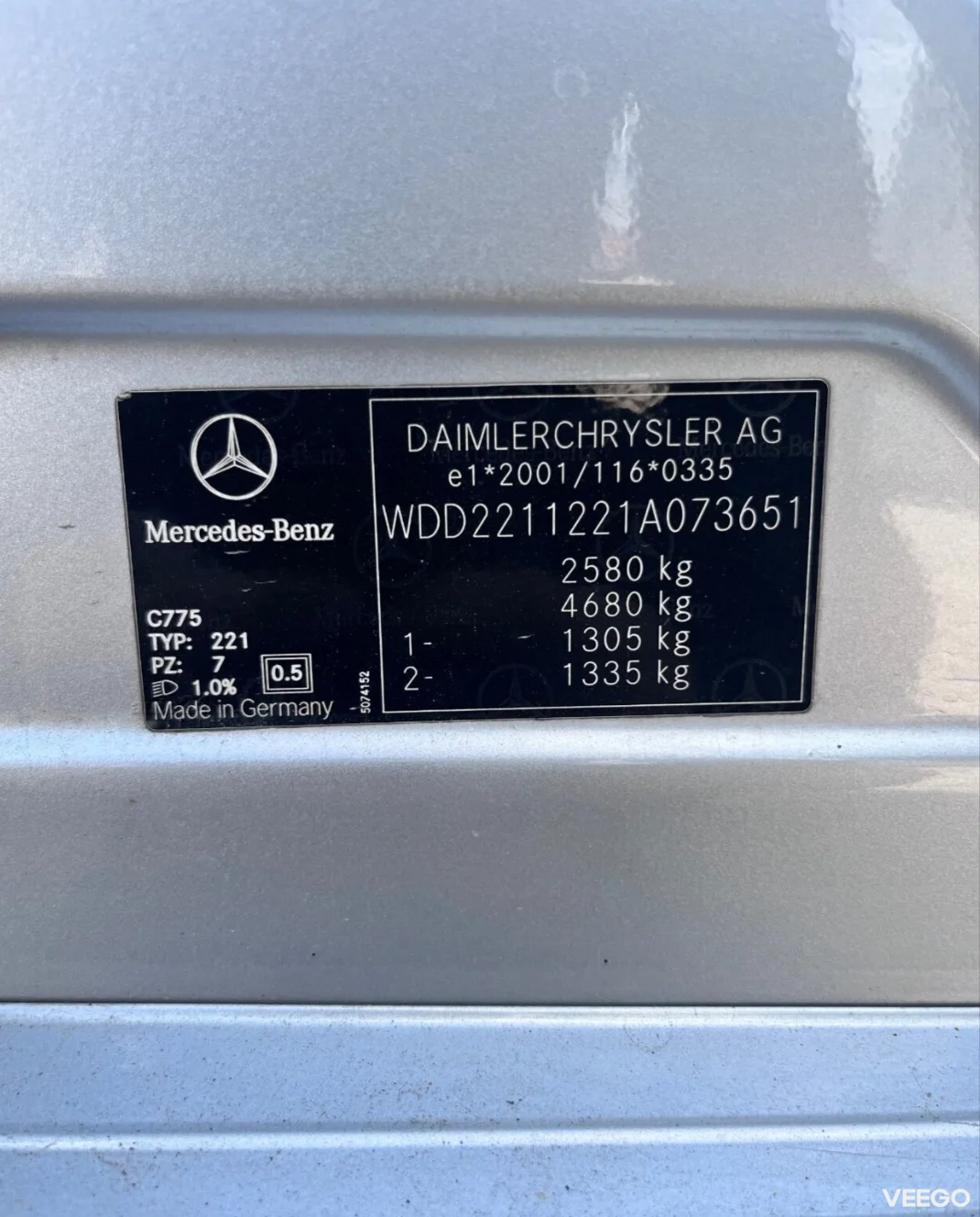 Mercedes-Benz S320 LONG 3.0 173kW