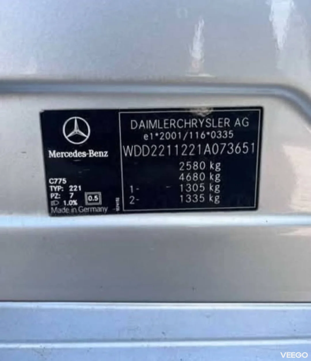 Mercedes-Benz S320 LONG 3.0 173kW