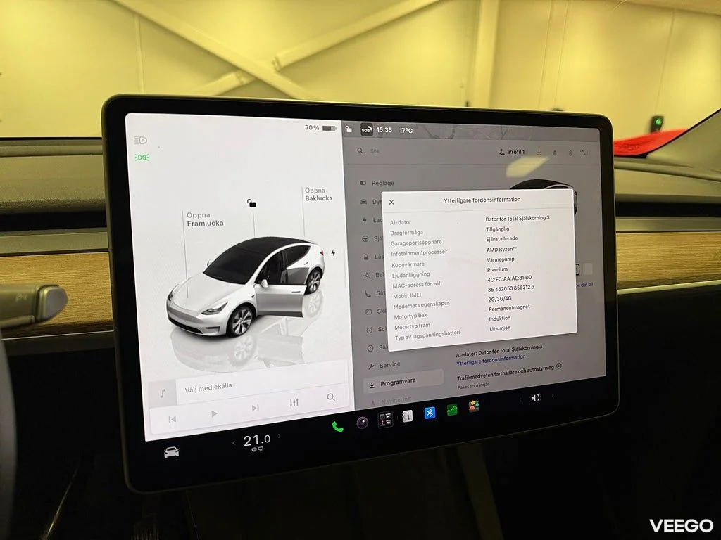 Tesla Model Y Long Range AWD 514HK /Drag /Moms 378kW