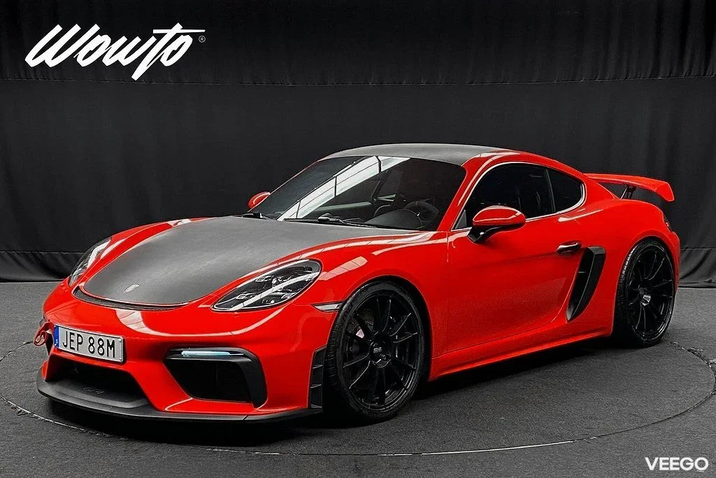 Porsche 718 Cayman GT4 Manuell 420HK Clubsport /Sv-Såld 309kW