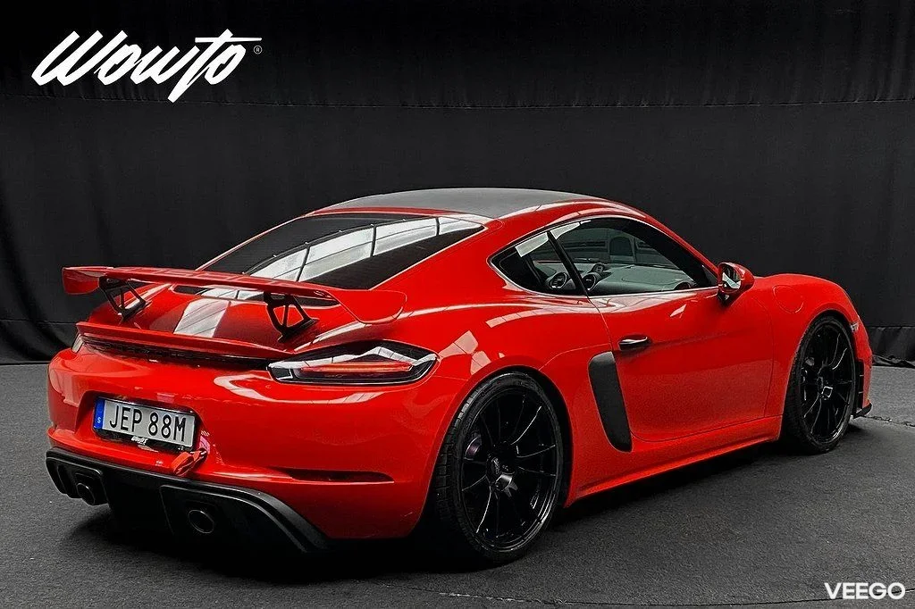 Porsche 718 Cayman GT4 Manuell 420HK Clubsport /Sv-Såld 309kW