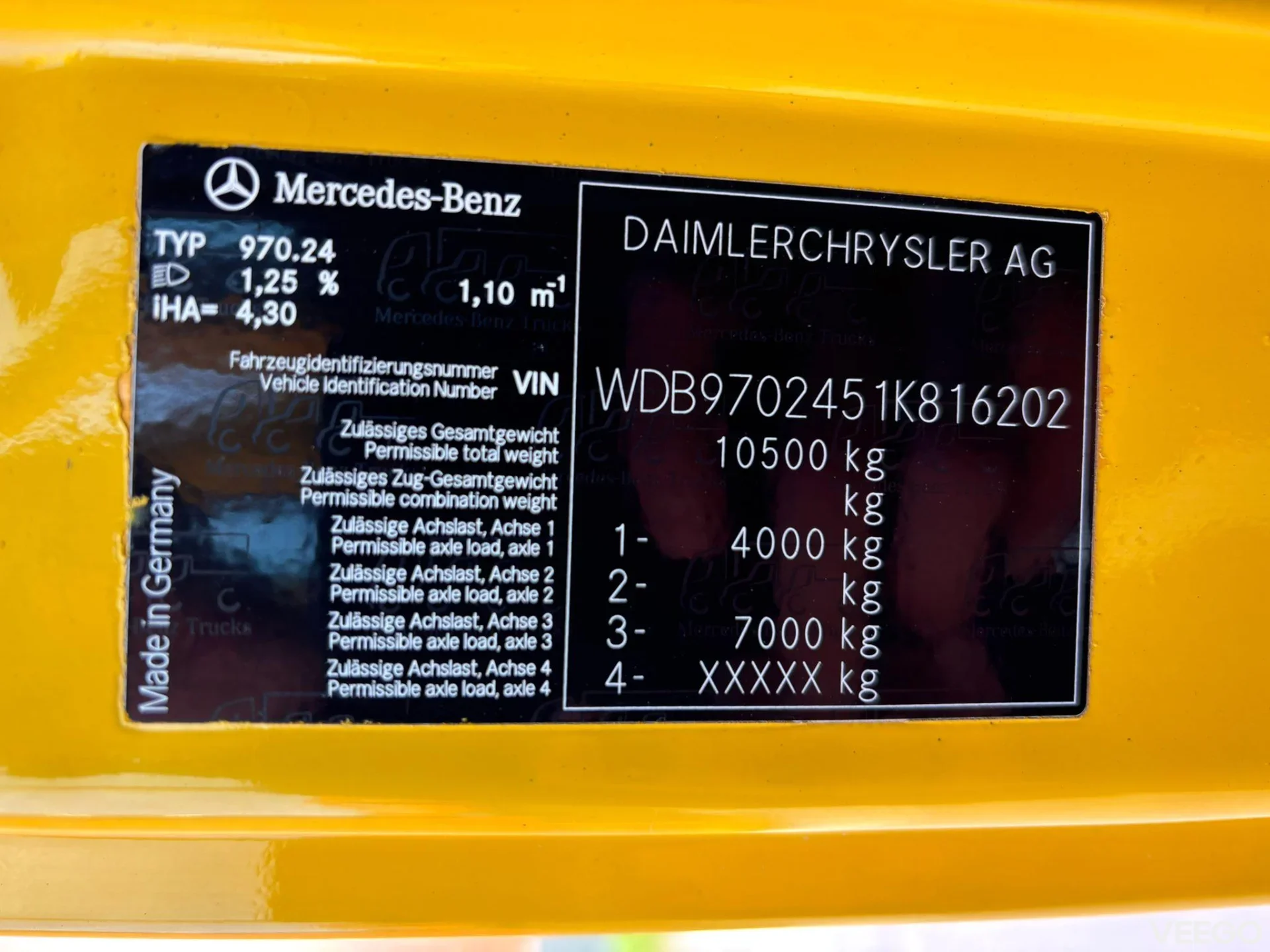 Mercedes-Benz Atego OMARS + 2X  WINCH / PLATFORM L=5126 mm 170kW