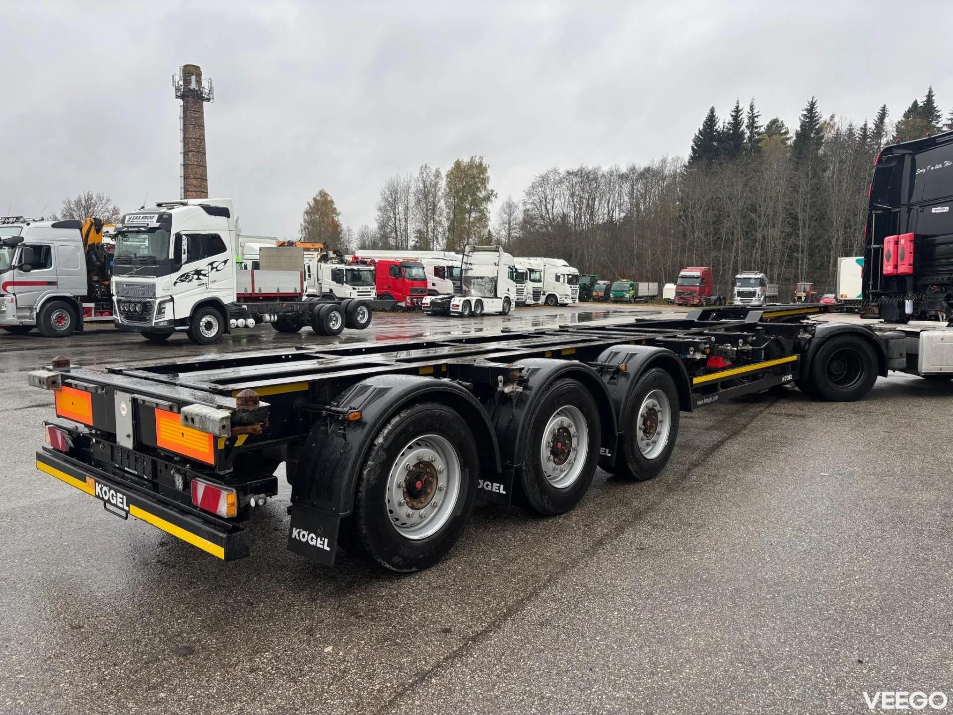 Kögel PORT 45 SIMPLEX SK + LIFTING AXEL + SAF