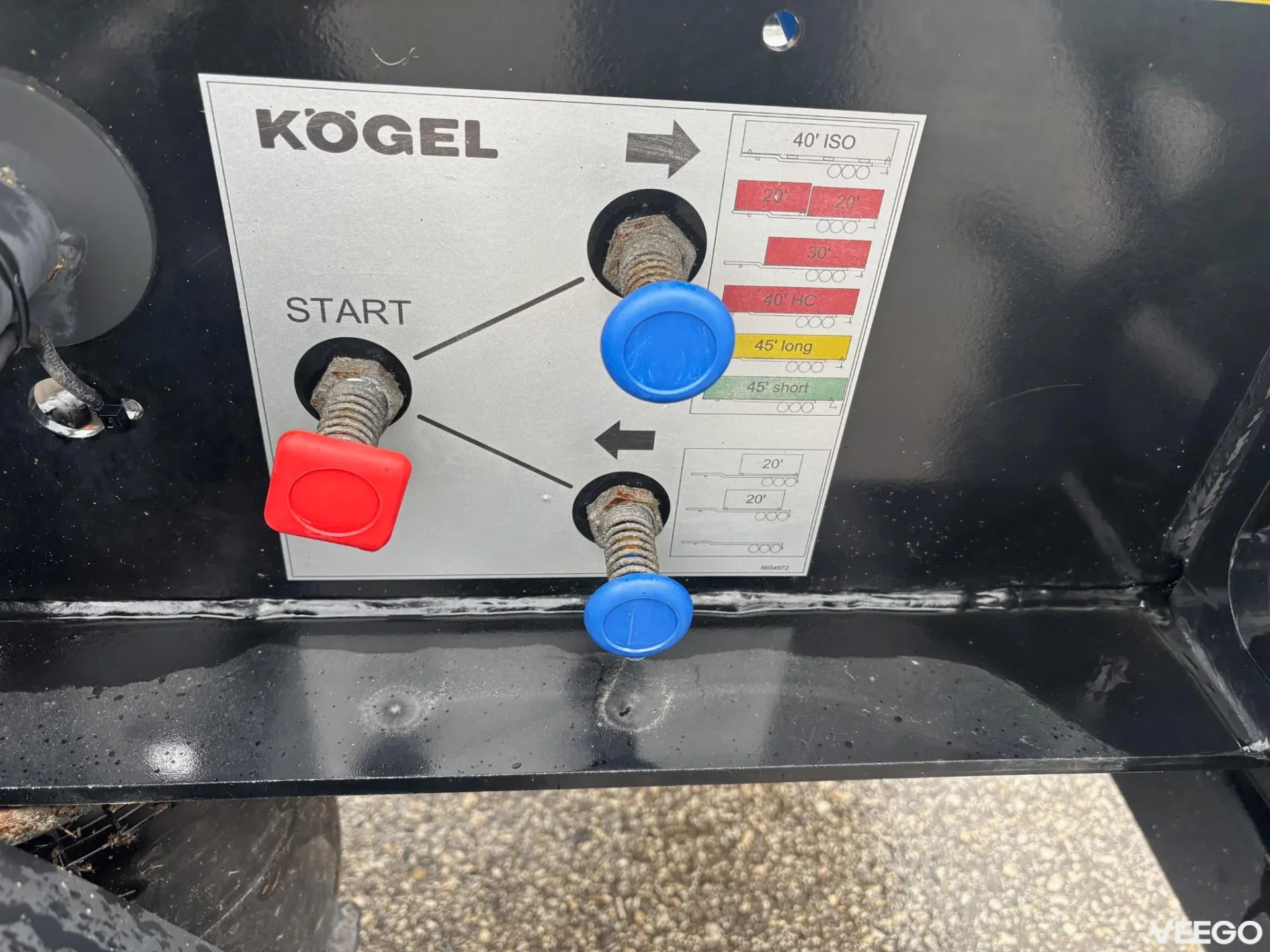 Kögel PORT 45 SIMPLEX SK + LIFTING AXEL + SAF