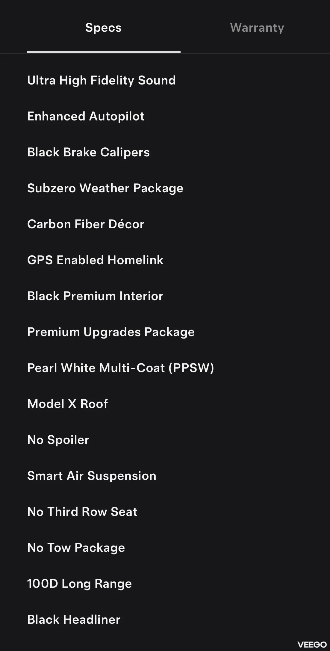 Tesla MODEL X 100D 368kW