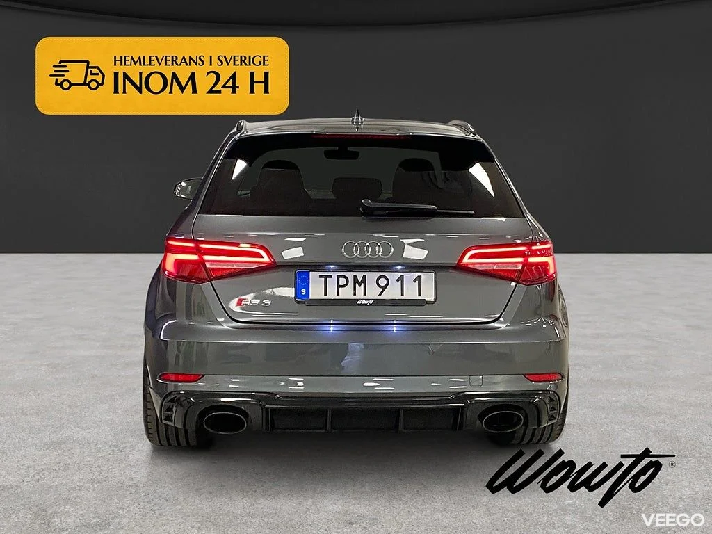 Audi RS 3 Sportback 400HK /Sportavgas /Magnetic Ride /B&O 294kW