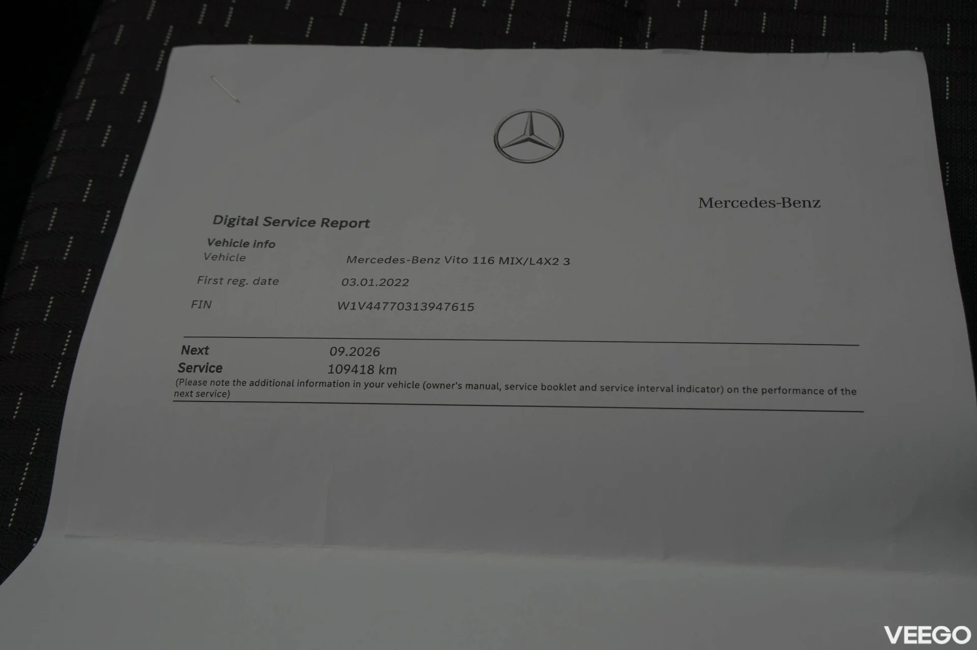 Mercedes-Benz Vito Mixto 2 120kW