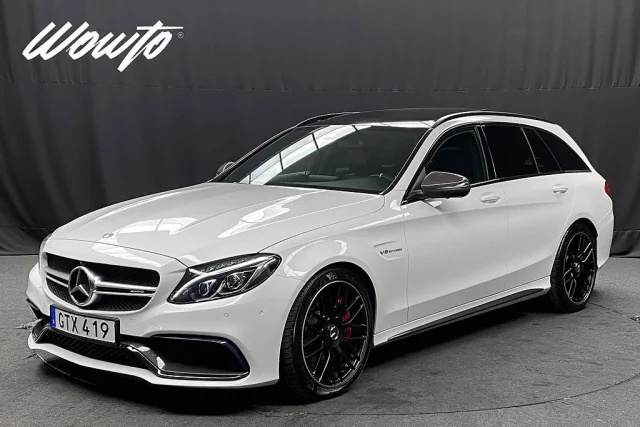 Image of Mercedes-Benz C63 AMG C63 S T AMG 510HK /Kolfiber /Sv-Såld /Se Sp 375kW
