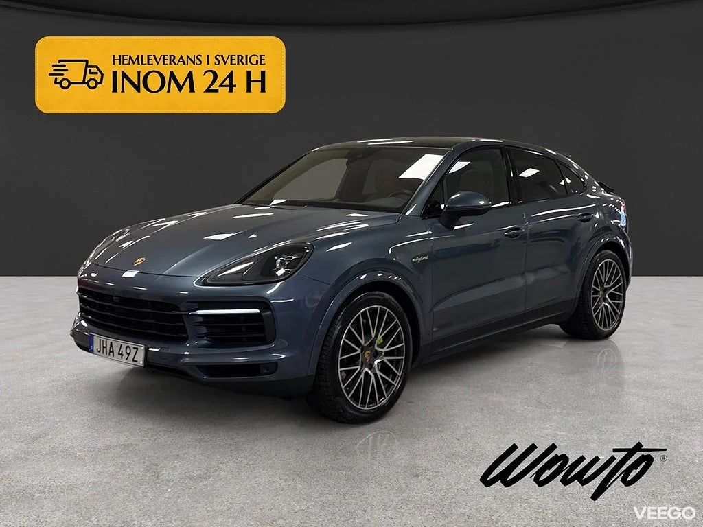 Porsche Cayenne E-Hybrid Coupé 462HK/Sportavgas/14-Vägs/Drag 340kW