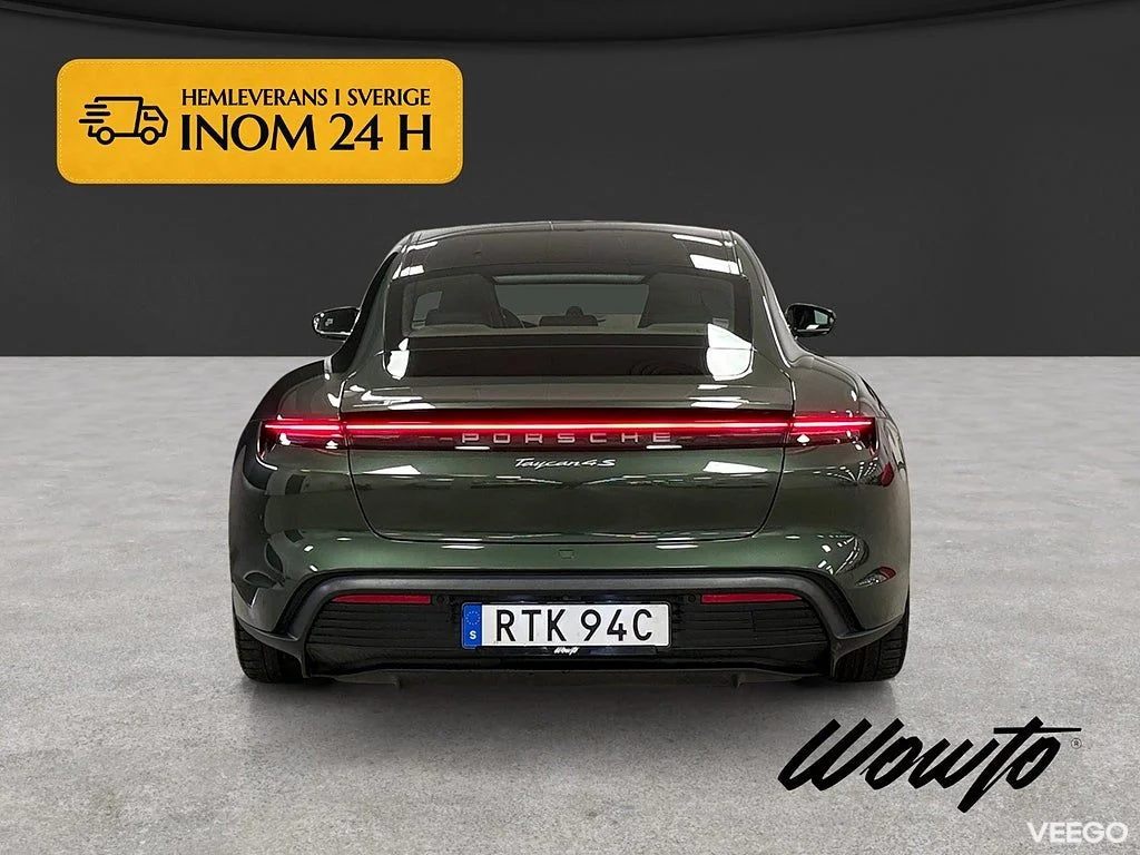 Porsche Taycan 4S 571HK /PTS /Pano /Bose /Clubinteriör 420kW