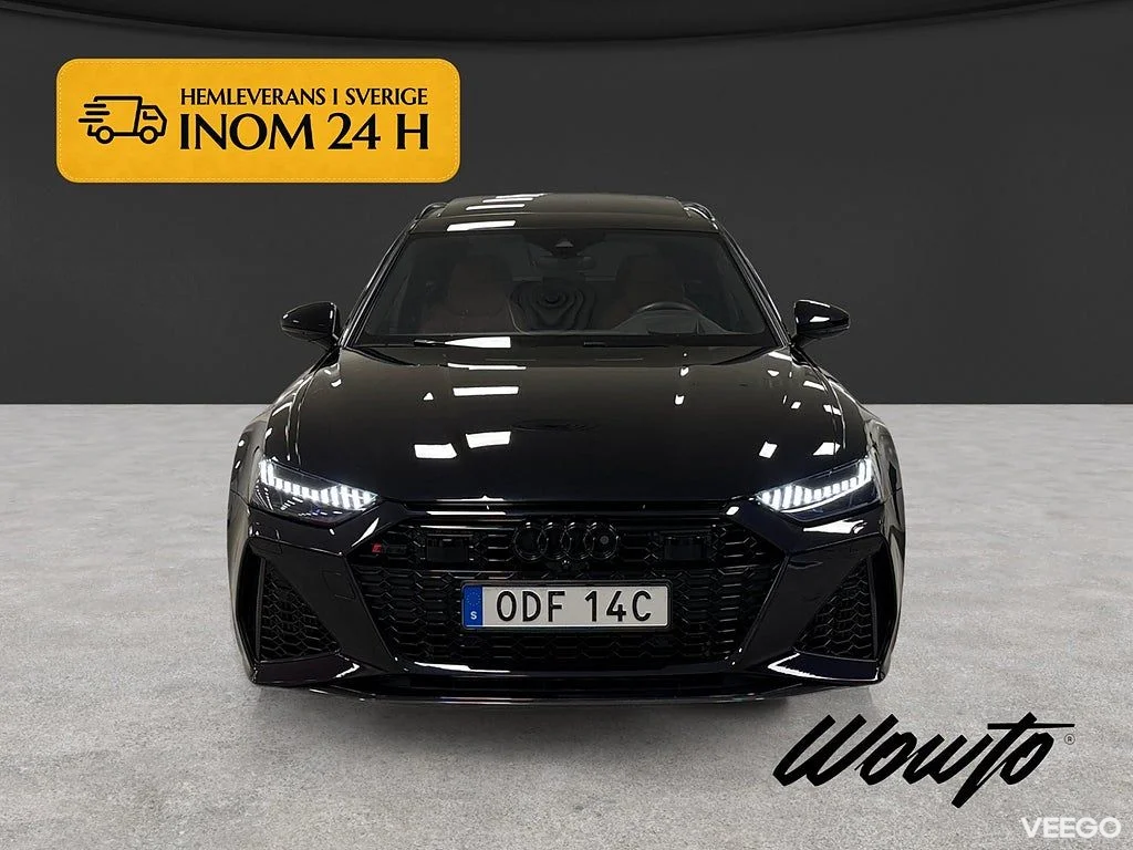 Audi RS 6 Avant 600HK /Night Vis /Kolfiber /Pano /Sv-Såld 441kW