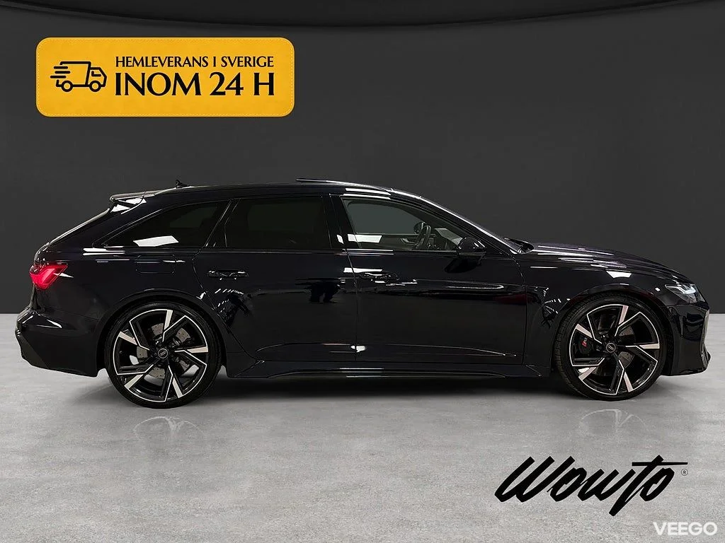 Audi RS 6 Avant 600HK /Night Vis /Kolfiber /Pano /Sv-Såld 441kW