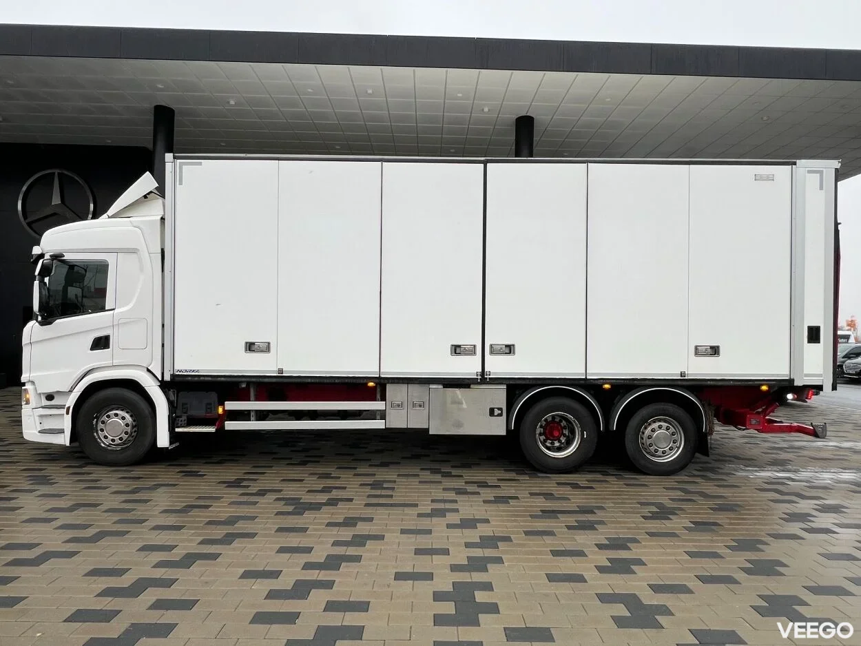 Scania G360 6X2 Avatava küljega 12.7 331kW