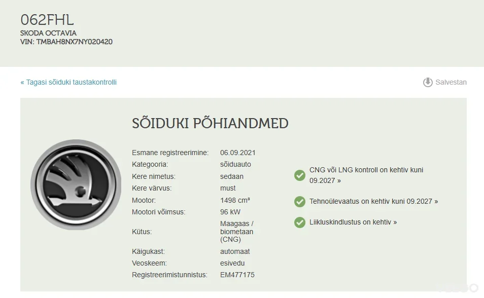 Skoda Octavia 1.5 96kW