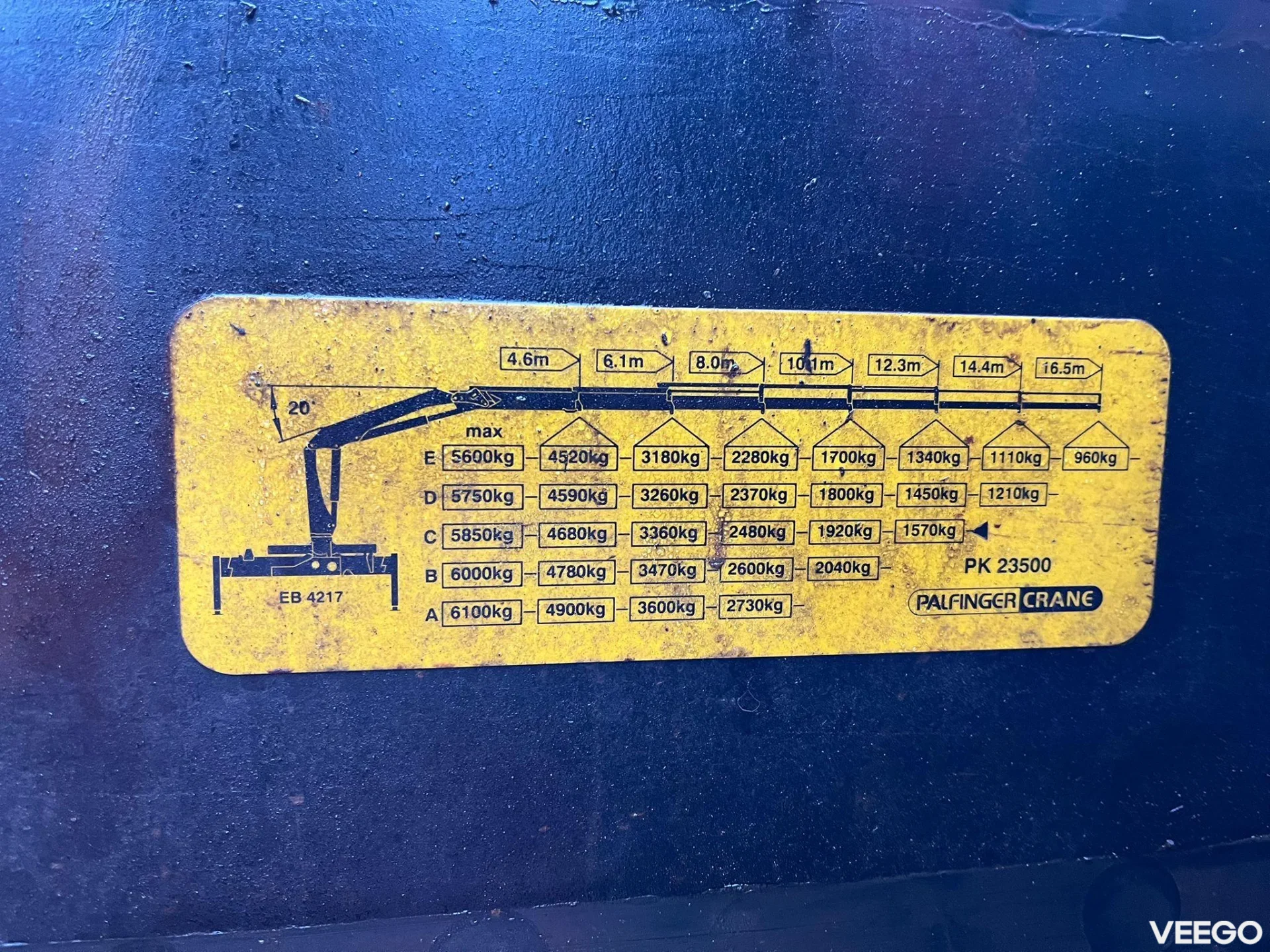 Tyllis Jumbo 3JPA PALFINGER PK23500 / PLATFORM L=9069 mm + 4419 mm