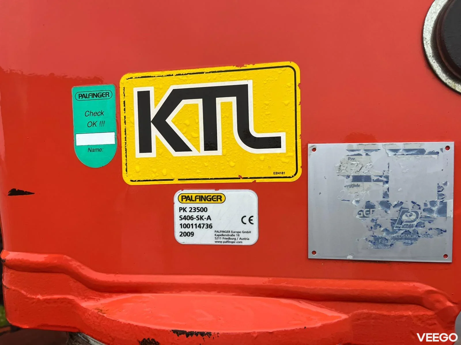 Tyllis Jumbo 3JPA PALFINGER PK23500 / PLATFORM L=9069 mm + 4419 mm