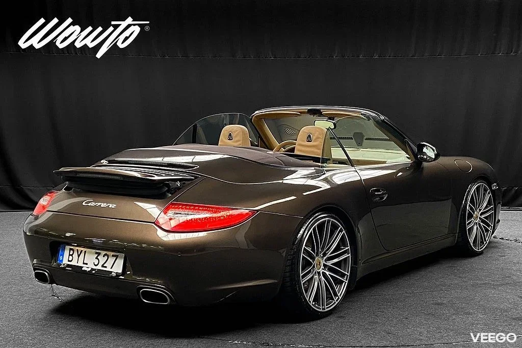 Porsche 911 997 Carrera Cabriolet PDK 345HK /Bose /Sv-Såld 254kW