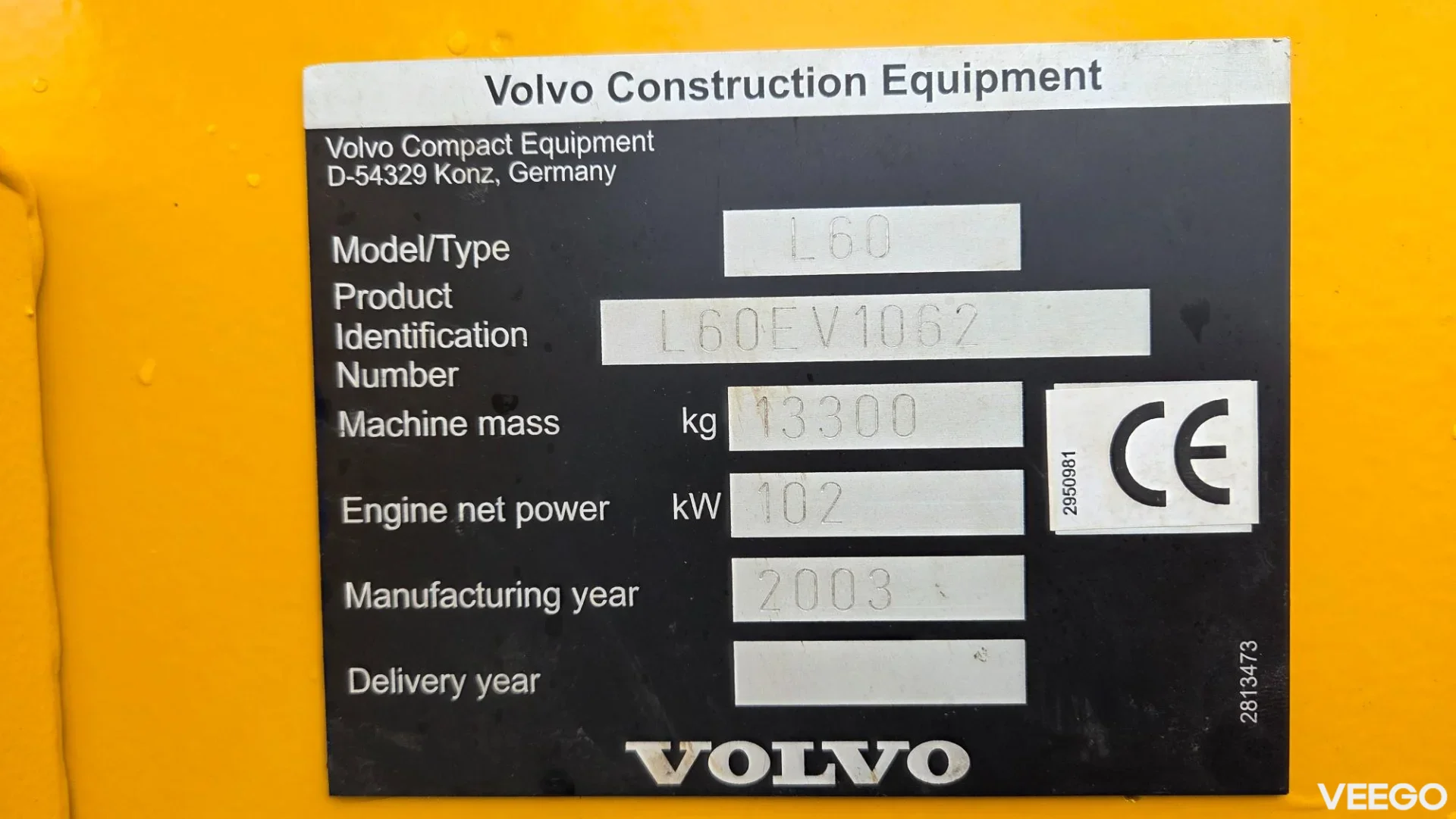 Volvo L60E 102kW