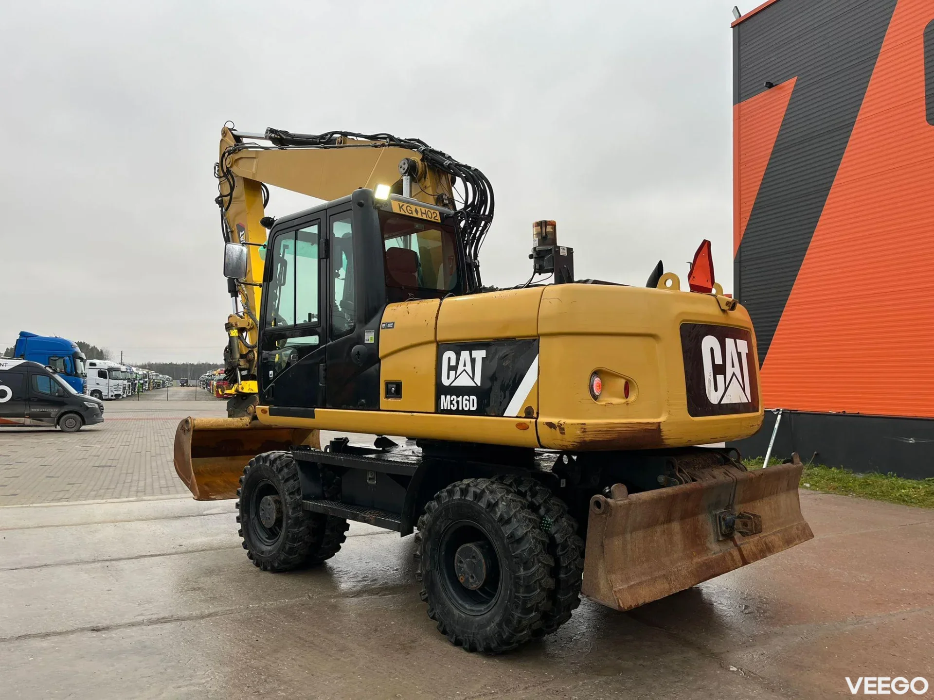 Caterpillar M316D / ROTOTILT/ AC / CENTRAL LUBRICATION / + EXTRA BUCKET 124kW