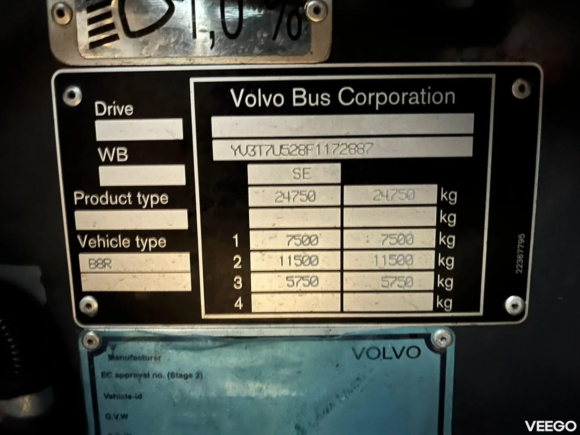 Volvo B8RLE AC / AUXILIARY HEATER / WHEELCHAIR RAMP  240kW