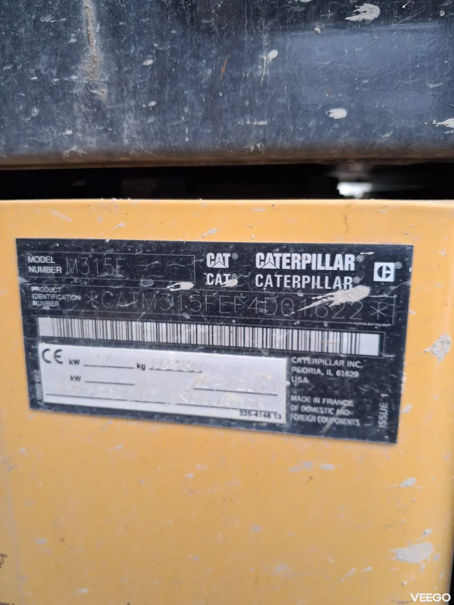 Caterpillar 315 117kW