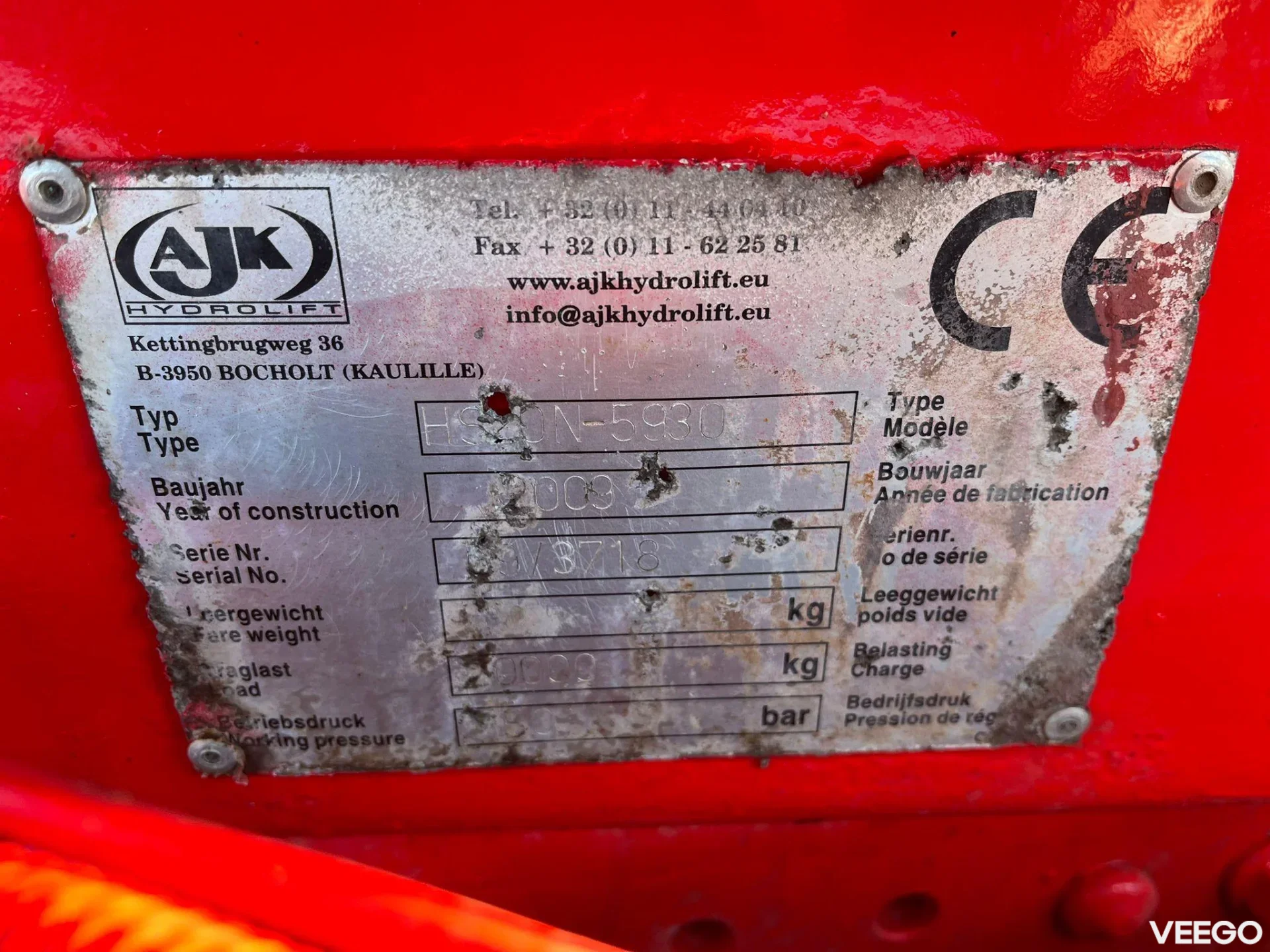 Mercedes-Benz Actros AJK 20 ton / L=5885mm 335kW