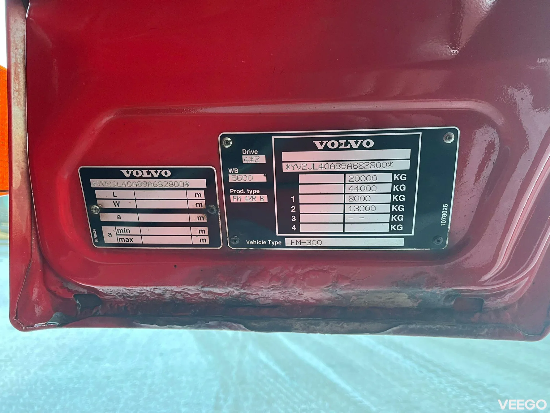 Volvo FM300 PLATFORM L=5321 mm 226kW