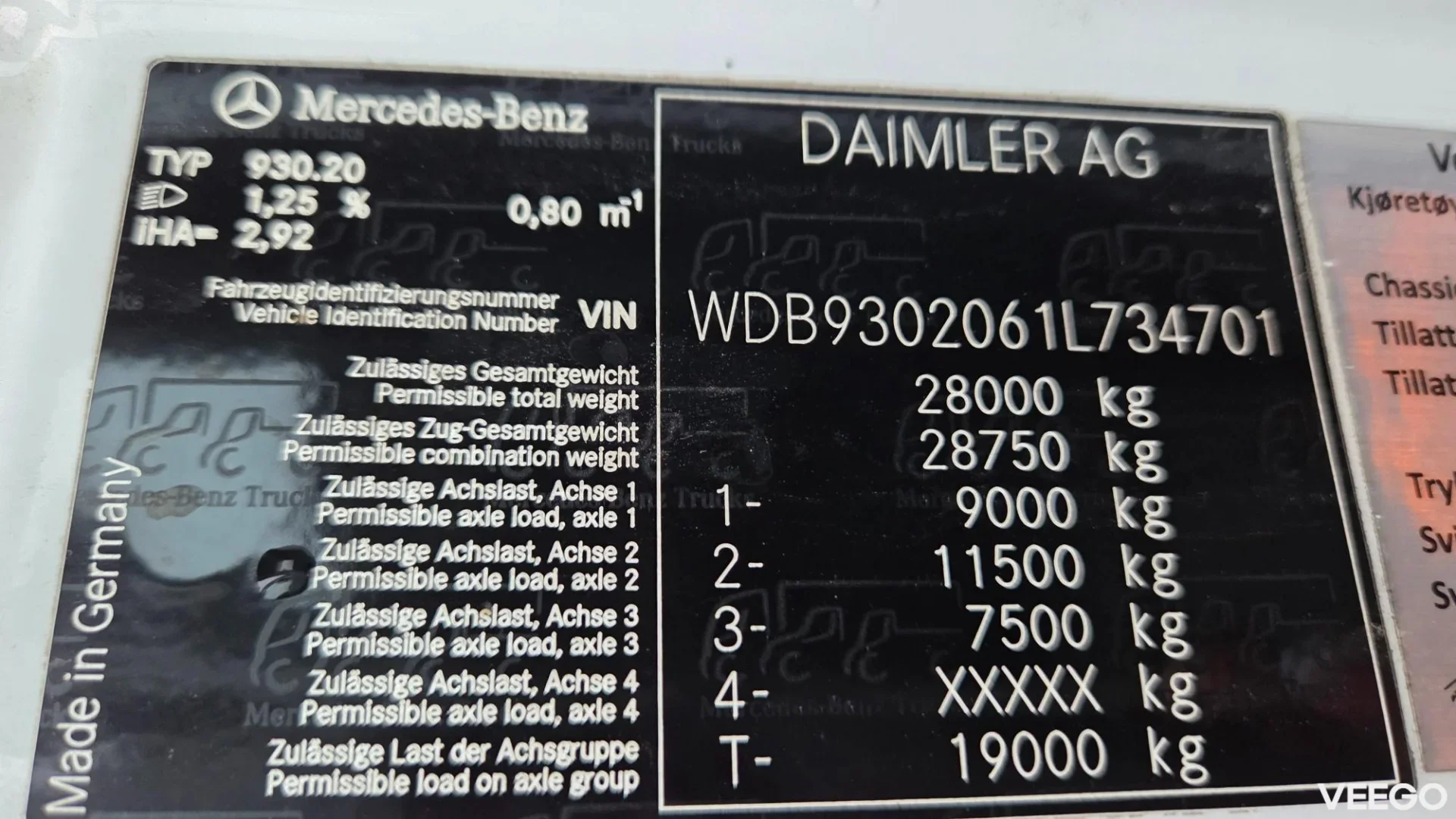 Mercedes-Benz Actros 265kW