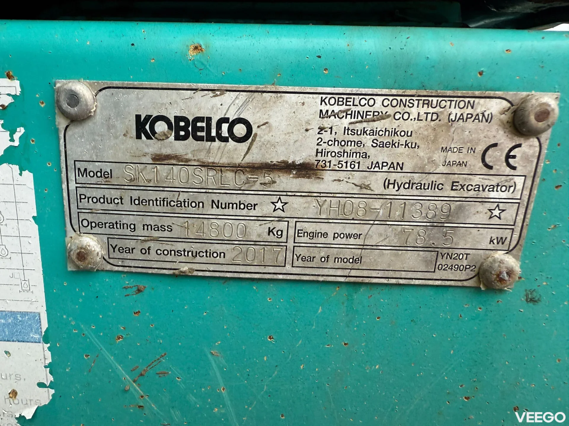 Kobelco SK 140 SRLC-5 79kW