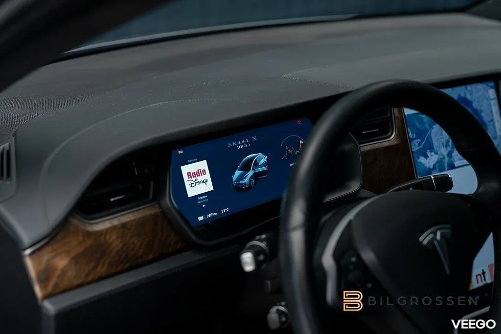 Tesla Model X 100D 423hk 6-Sits Uppgraderad AP Luftfjädring 311kW