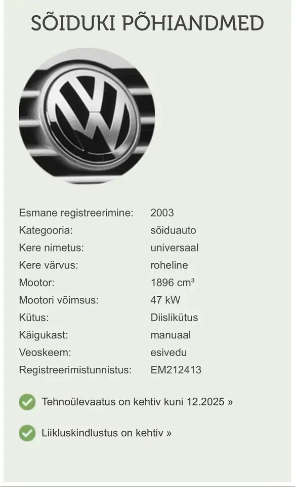 Volkswagen Caddy mk2 1.9 47kW
