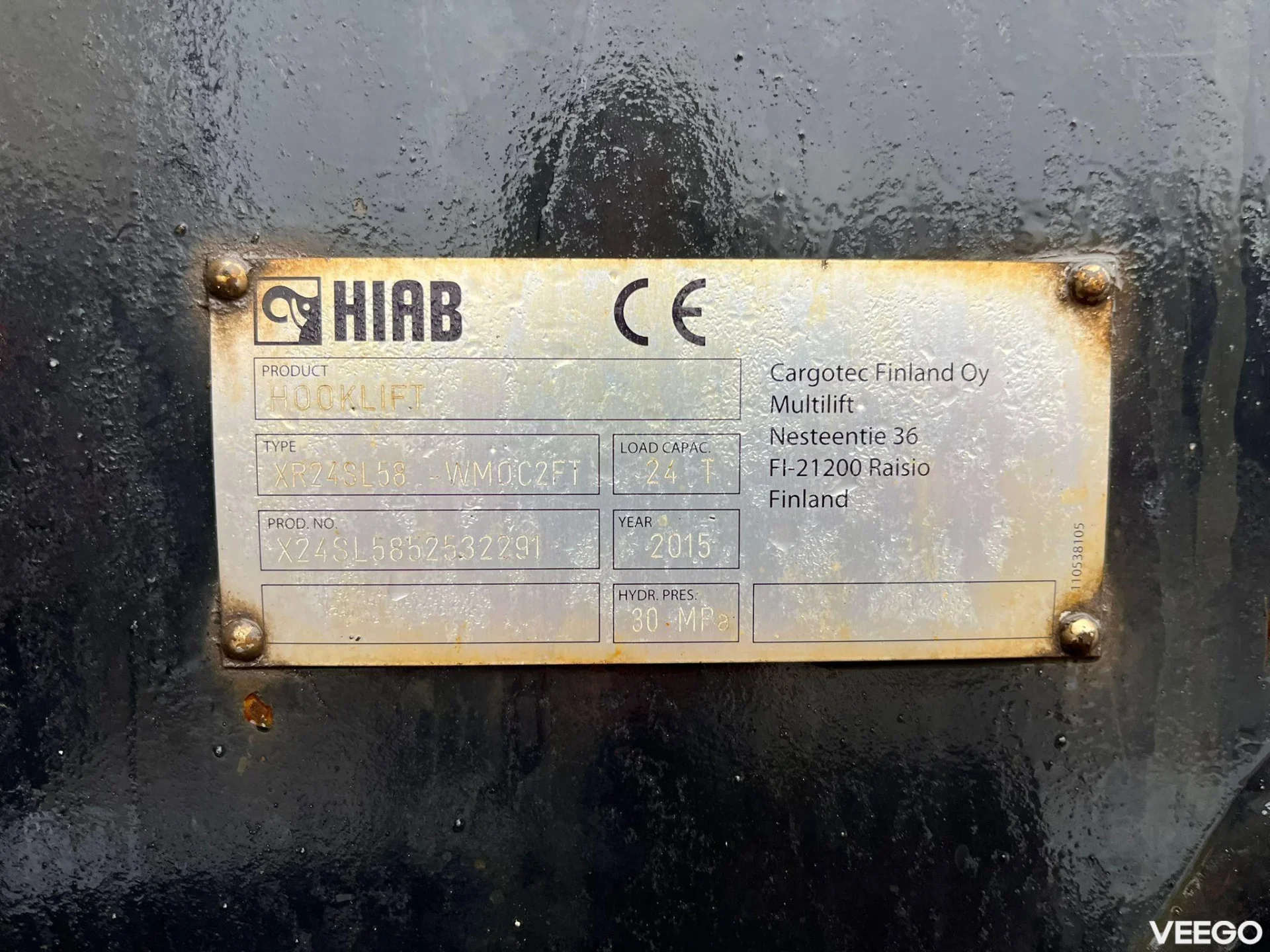 DAF CF HIAB 24 ton / L=5800 mm 375kW