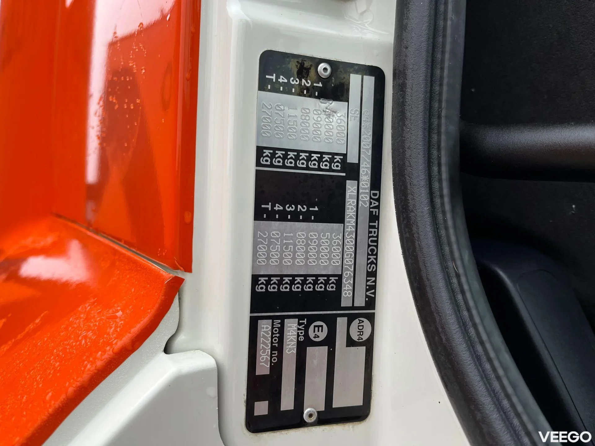 DAF CF HIAB 24 ton / L=5800 mm 375kW