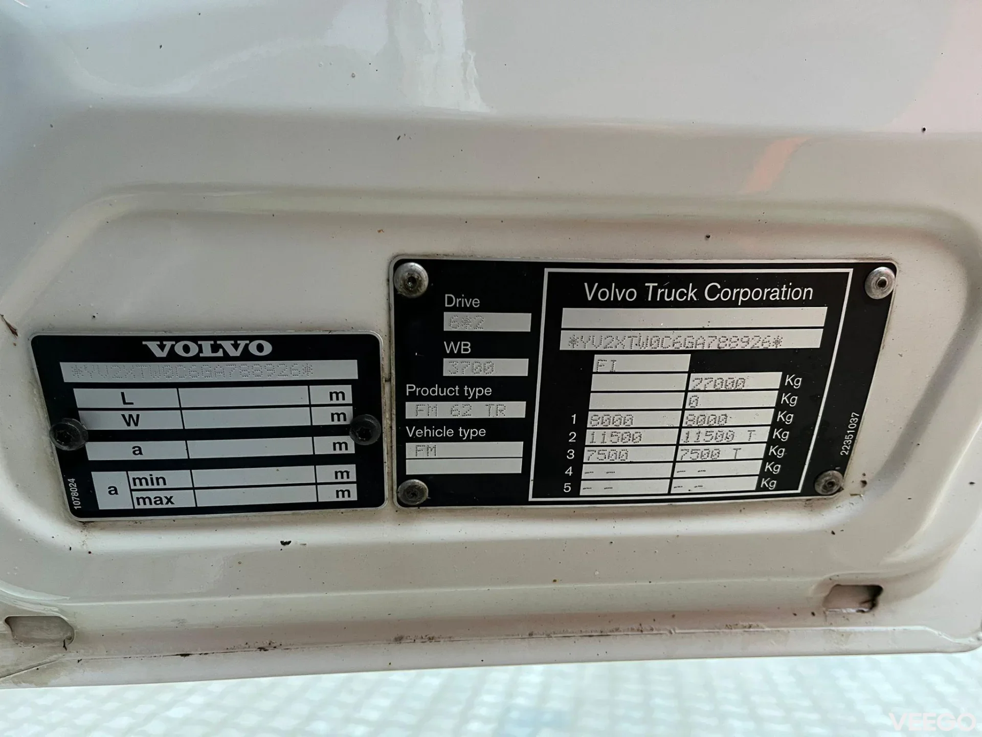 Volvo FMX NTM KG-2B / 11,9 + 5,8 m3 315kW