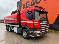 Scania P124 KORP&SON / TANK 8000 l / VACUUM Wittig RFW260 / PRESSURE Uraca DK716  140 bar / 400 l/min 309kW thumbnail