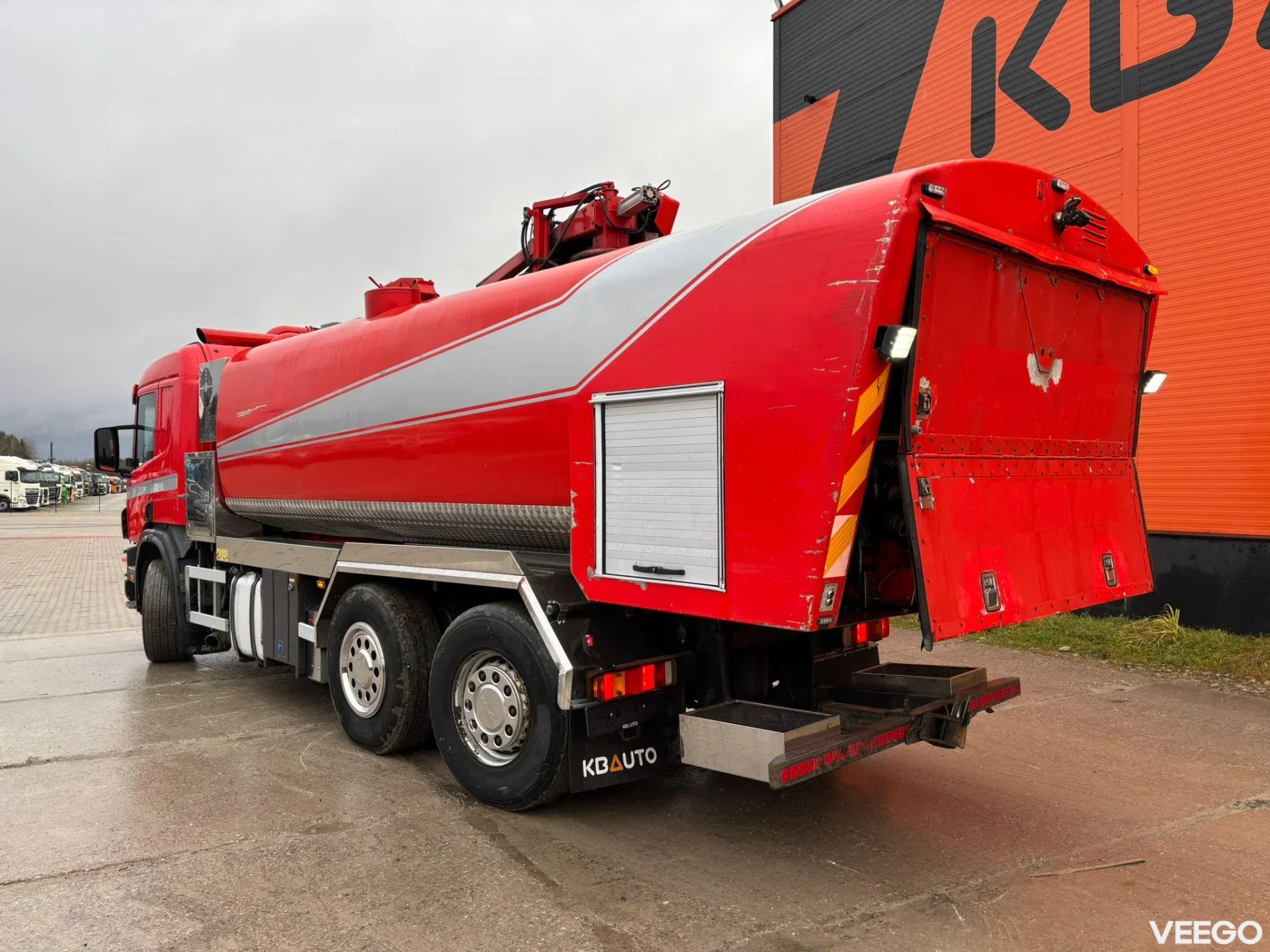 Scania P124 KORP&SON / TANK 8000 l / VACUUM Wittig RFW260 / PRESSURE Uraca DK716  140 bar / 400 l/min 309kW