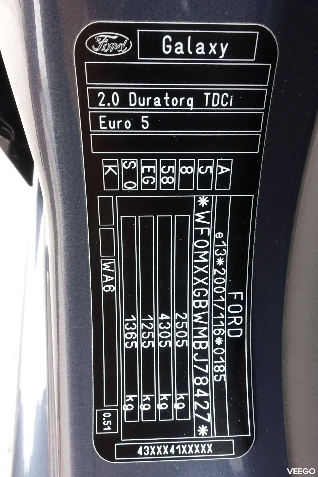 Ford Galaxy Titanium 2.0 120kW