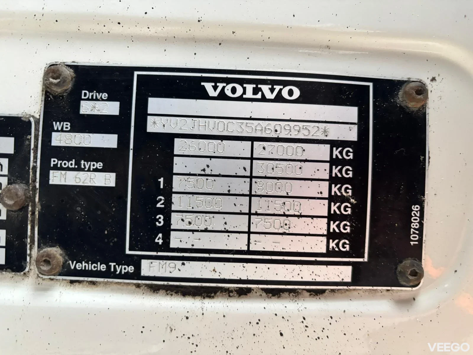 Volvo FM EPSILON E75Z72 / PALIFT T20 ton / L=5550 mm