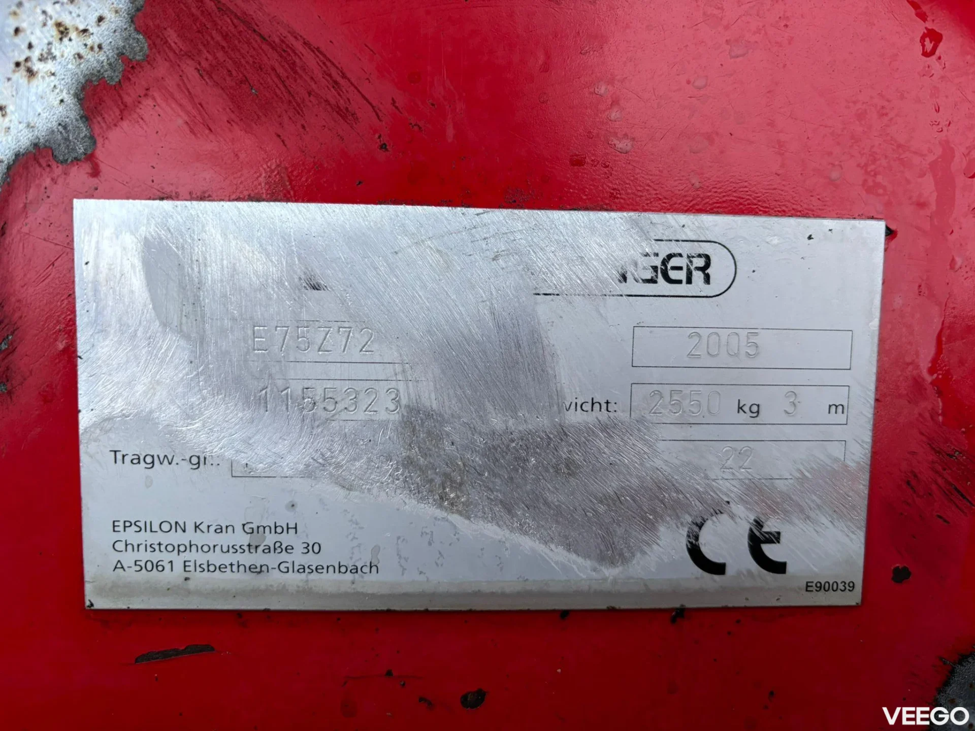 Volvo FM EPSILON E75Z72 / PALIFT T20 ton / L=5550 mm