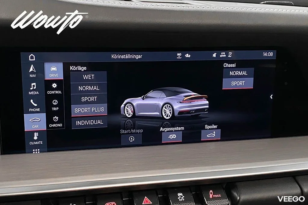 Porsche 911 992 Carrera 4S Cabriolet PDK 450HK /Lyft/Se Spec 331kW