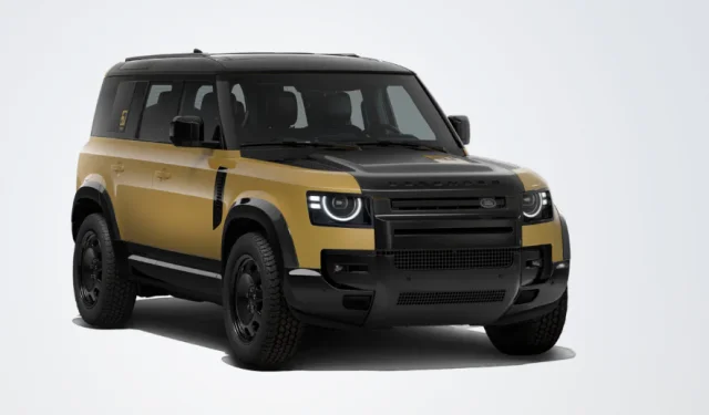Image of Land Rover Defender Trophy Edition Deep Sandglow
