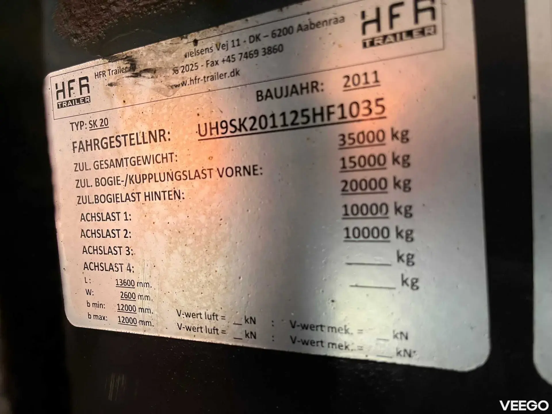 HFR SK 20 THERMOKING SLX / BOX L=13482 mm kW