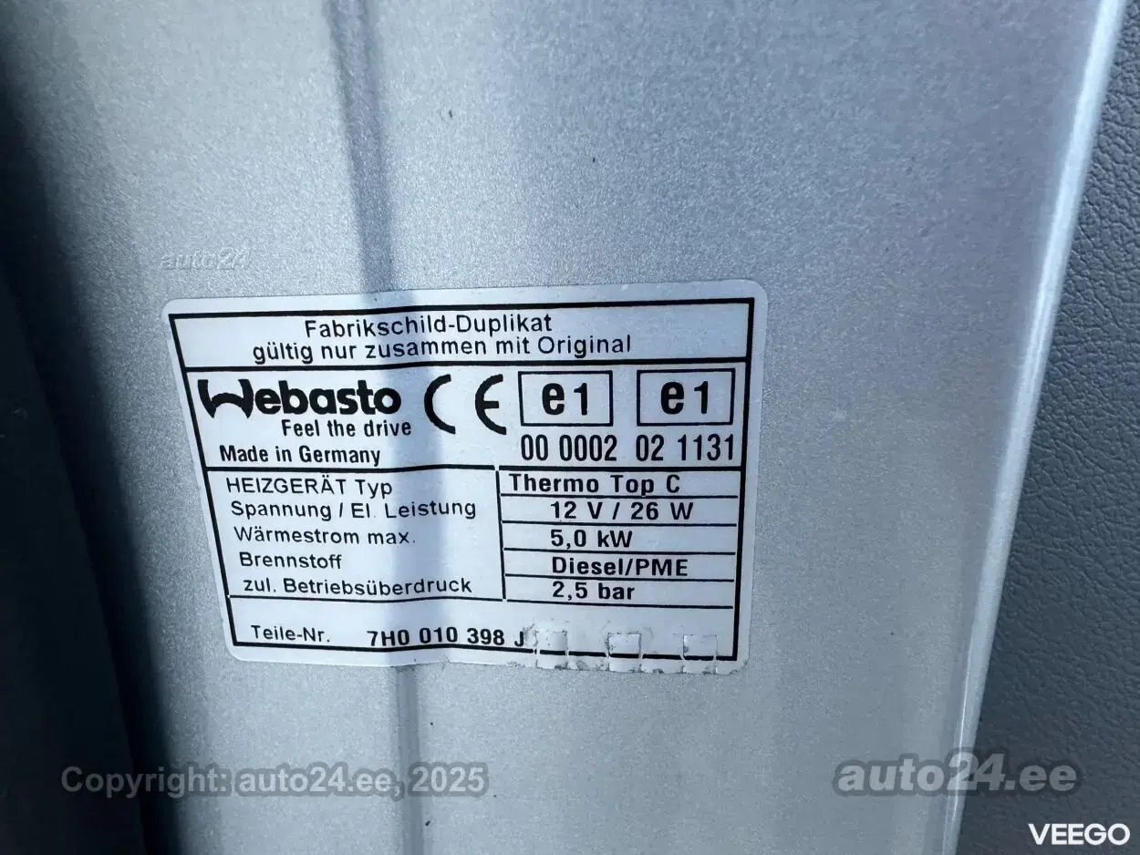 Volkswagen Caravelle 2.5 96kW