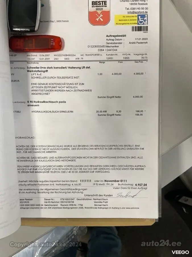 Volkswagen Caravelle 2.5 96kW