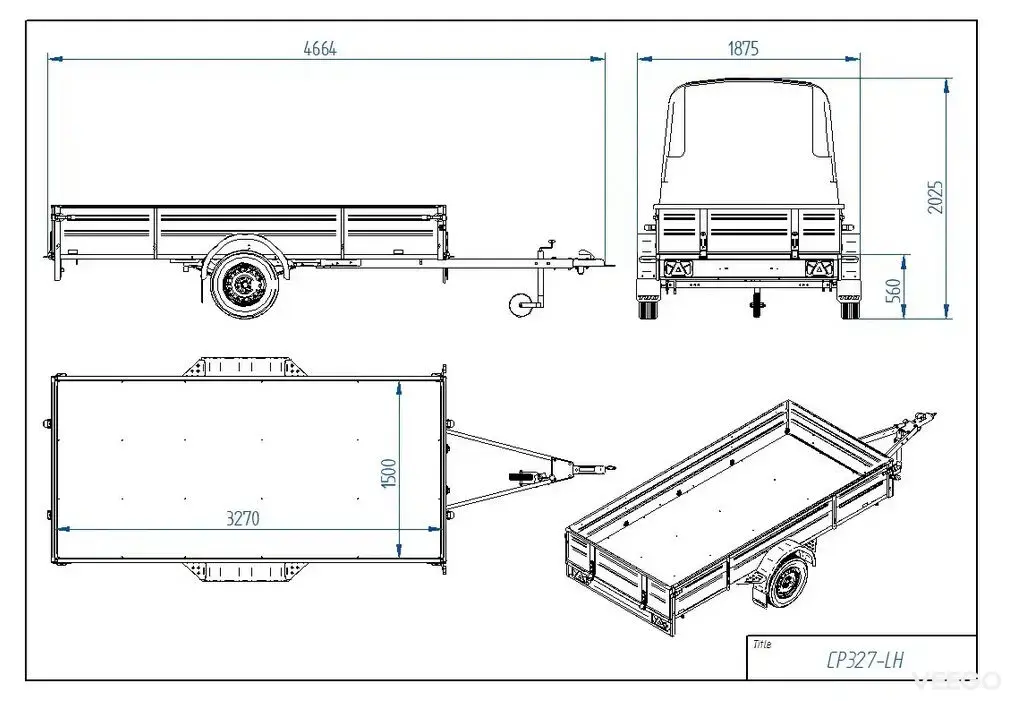 Tiki Treiler Keevis PRO327 3.27x1.5