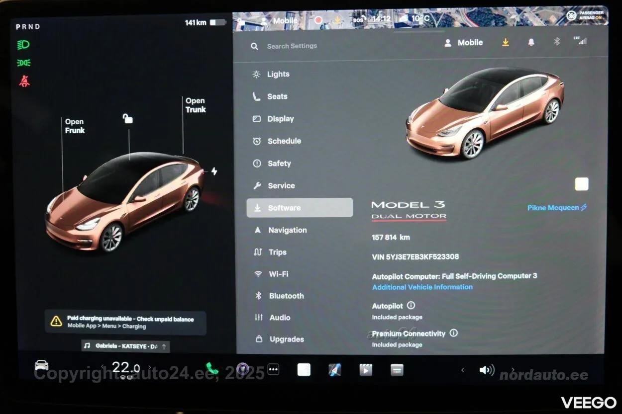 Tesla Model 3 Performance AWD 155kW