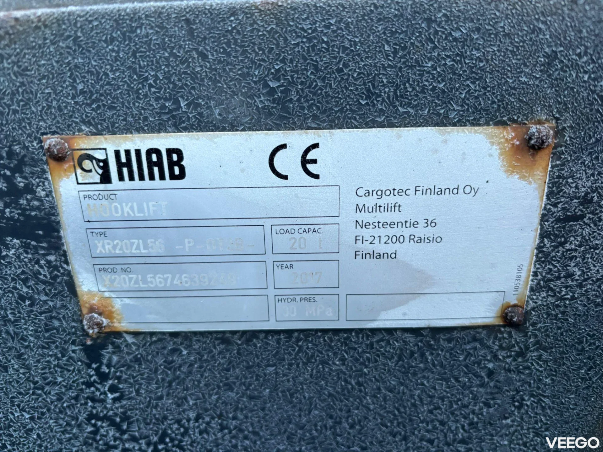 Mercedes-Benz Arocs HIAB XR 20 ton / L=5600 mm 375kW