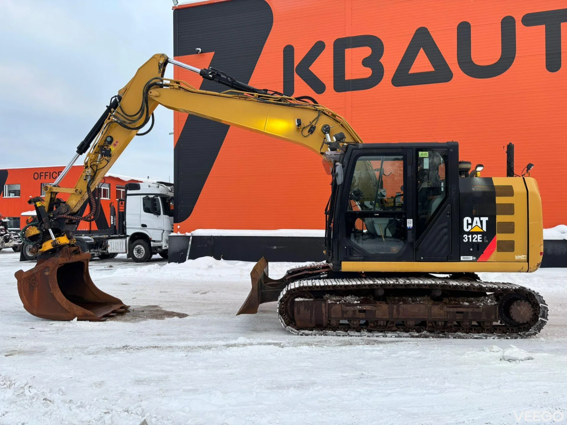 Caterpillar 312 EL TILTROTATOR / AC / CENTRAL LUBRICATION 70kW