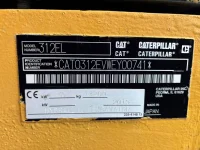 Caterpillar 312 EL TILTROTATOR / AC / CENTRAL LUBRICATION 70kW thumbnail