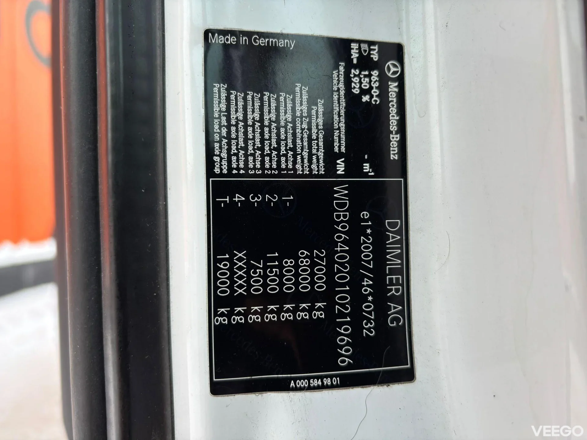 Mercedes-Benz Arocs HIAB XR 20 ton / L=5600 mm 375kW